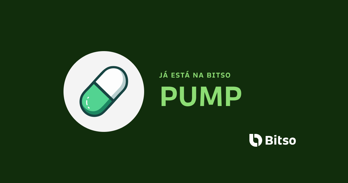 PUMP (Pump.fun) já está disponível na Bitso