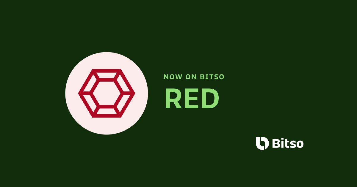 RED (RedStone) is now live on Bitso